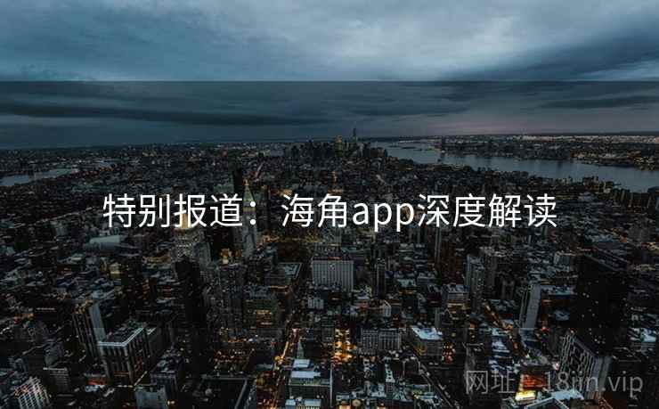 特别报道：海角app深度解读  第2张