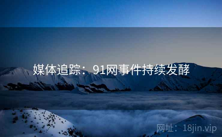 媒体追踪：91网事件持续发酵