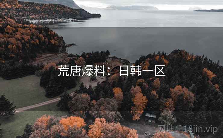 荒唐爆料：日韩一区