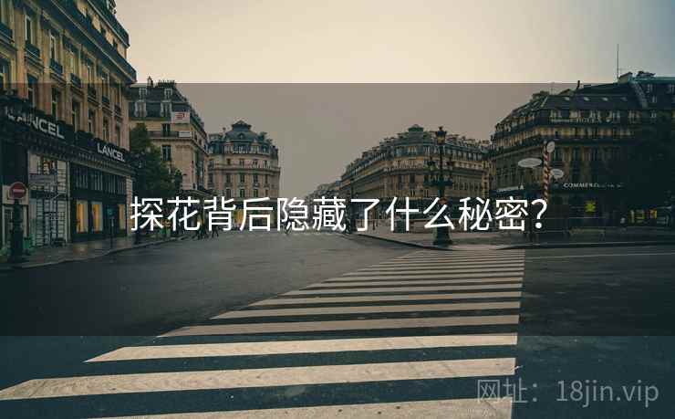 探花背后隐藏了什么秘密？